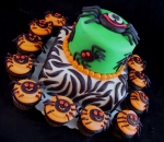 spider halloween cake