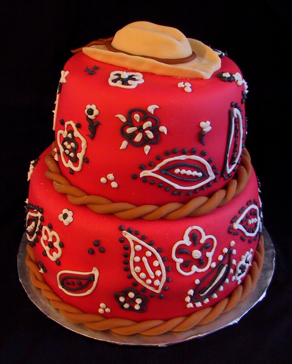 Red Bandana Western Birthday Cake Perryville KY December 16, 2009