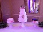 Pink Lace Wedding Cake